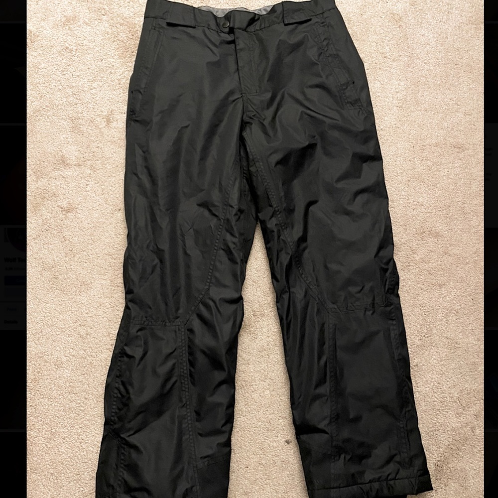 Large Champion Snow Pants Black